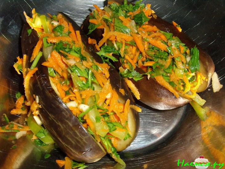 Баклажаны фаршированные (манзаны)