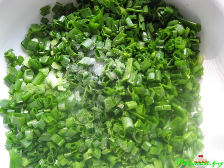 Оладушки из зеленого лука Оладушки из зеленого лука