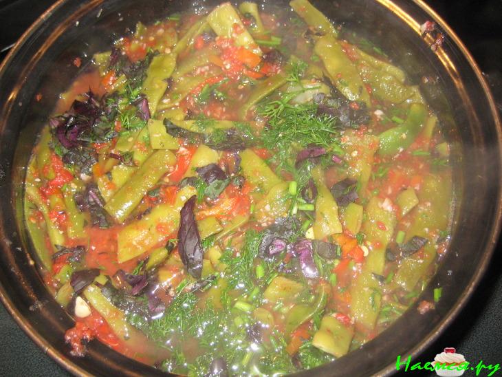 Зимний салат из лобио (фасоль) Зимний салат из лобио (фасоль)