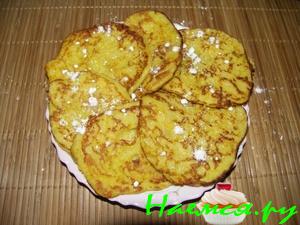 Оладушки из тыквы с манкой