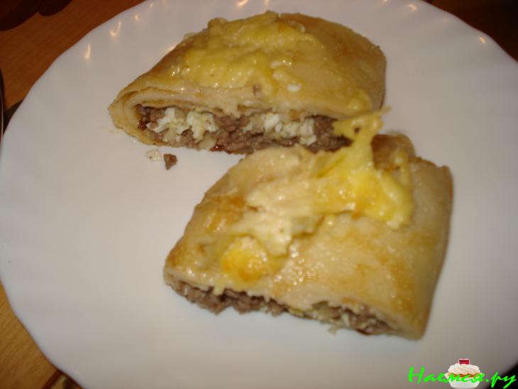 Блинный рулетик