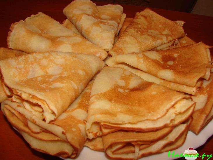 Тоненькие тыквенные блинчики