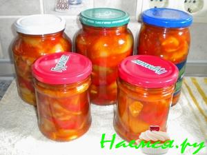 Лечо (из расчета на 5 кг перца)