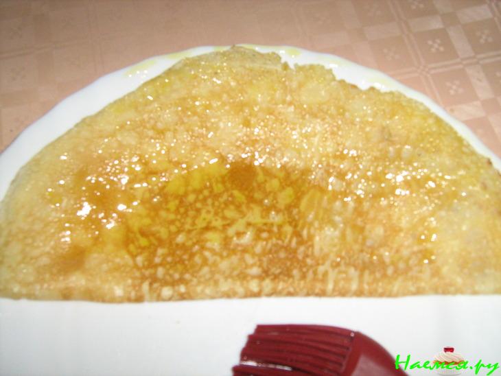 Апельсиновые блины с апельсиновым же соусом