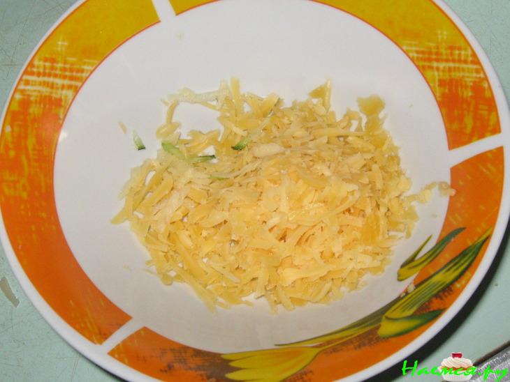 Оладьи из кабачков с сырной шапкой