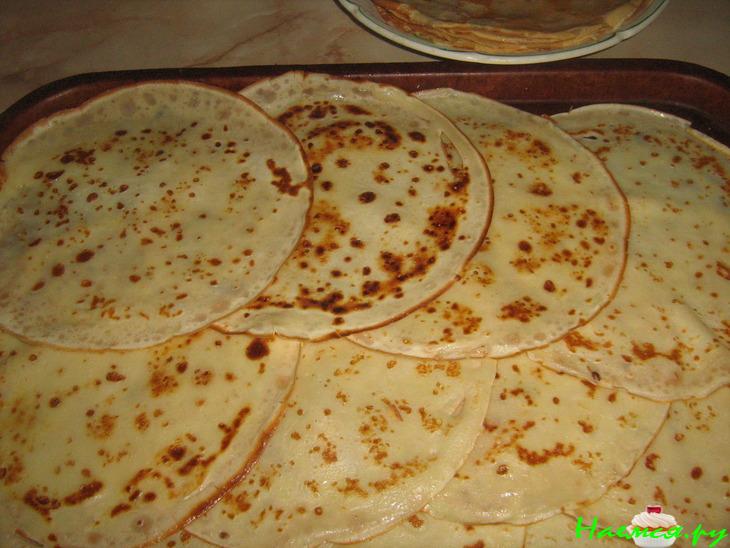 Блинчатый рулет шоколадный