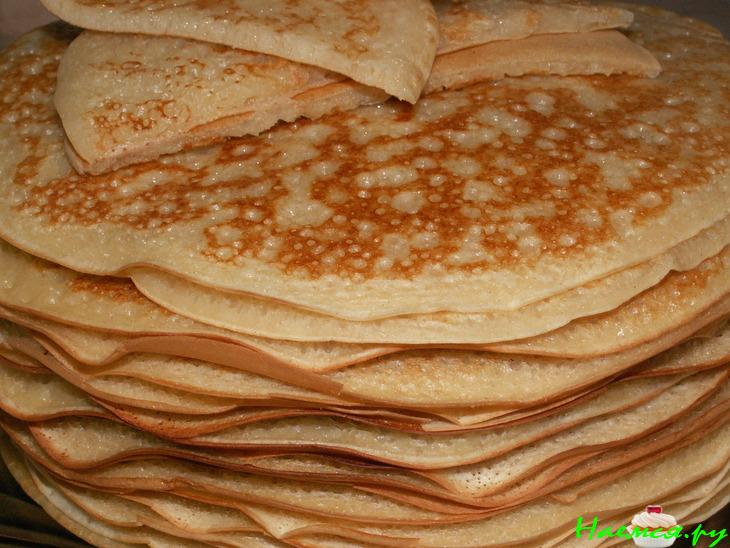 Блины на сыворотке