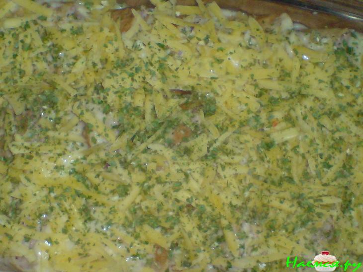 Блинная запеканка "Cordon bleu"