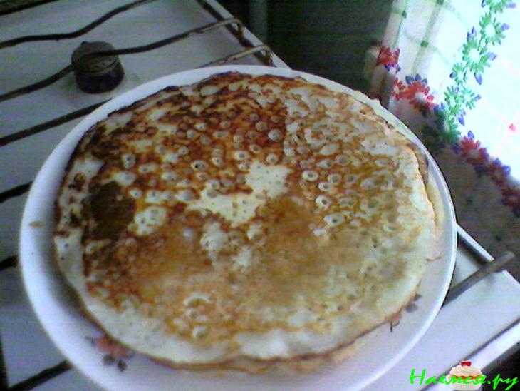 Блины на постокваше