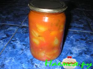 Перцы в томатном соке