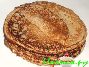 Пшенично-гречневые блины