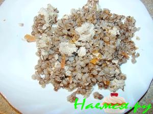 Гречневая кашка для малышей (с фаршем)