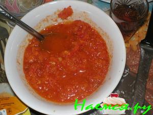 Икра кабачковая с томатом