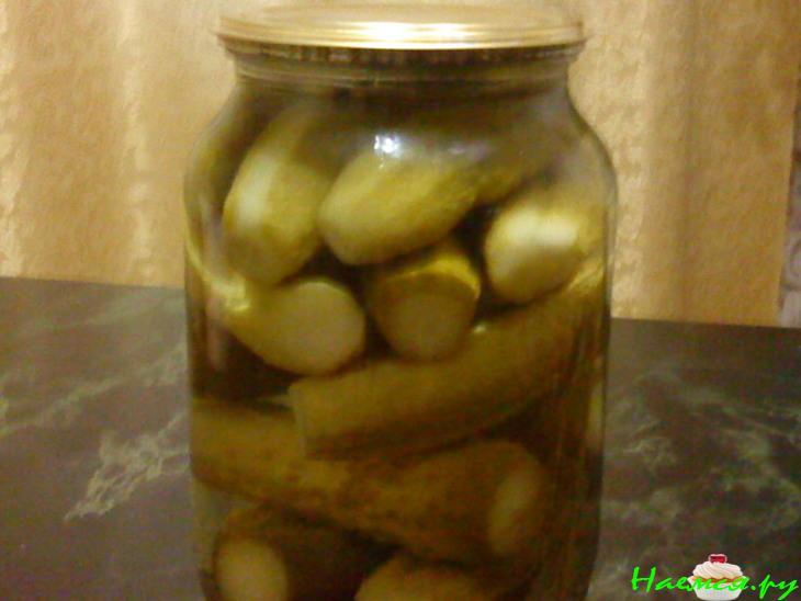 Огурчики консервированные