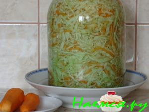 Соленая капуста с медом&nbsp; 