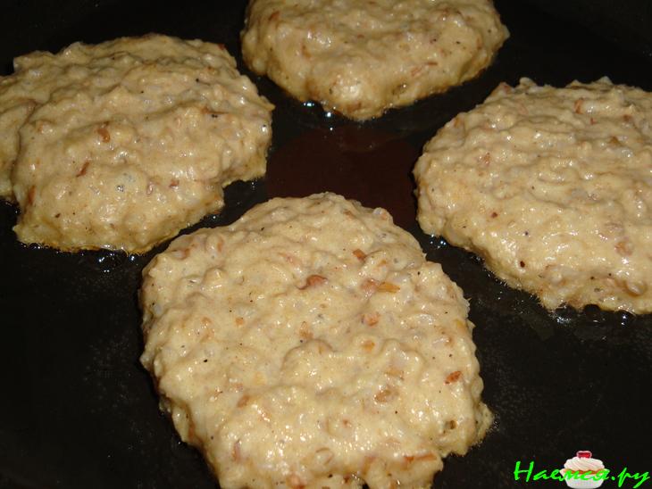 Оладьи из гречки с рыбным кремом Оладьи из гречки с рыбным кремом