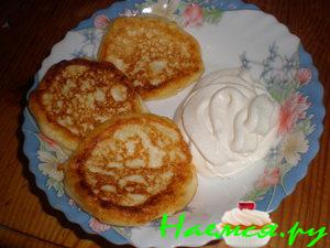 Сырники с яблоками