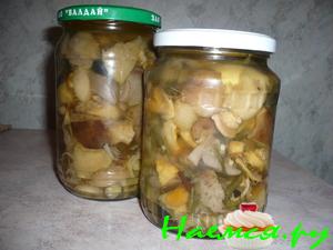 Маринованные грибочки "Вкуснятина"!
