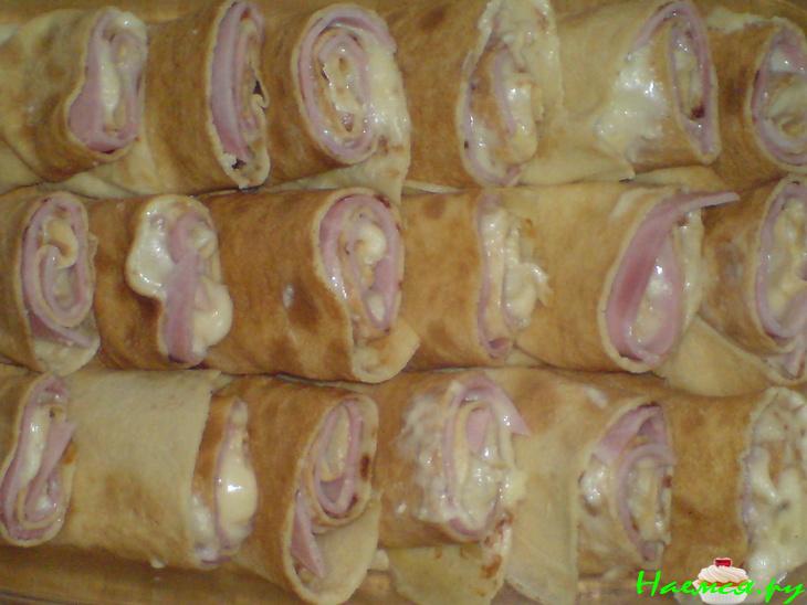 Блинная запеканка "Cordon bleu"