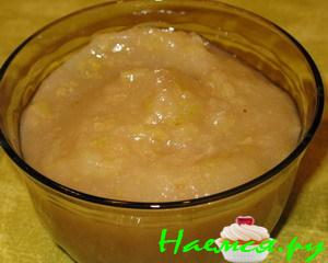 Яблочное пюре