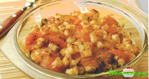 Баклажаны, запечённые с помидорами