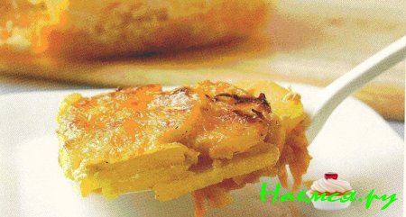 Запечённый картофель по-деревенски