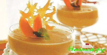 Десерт с карамелью