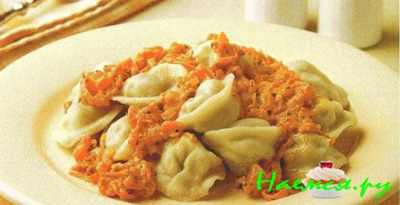 Пельмени с поджаркой