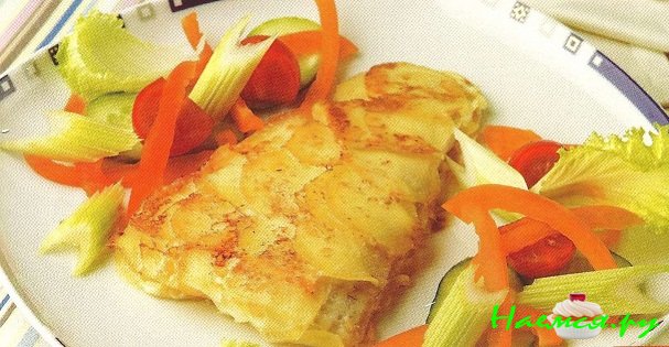 Рыба в «ЧЕШУЕ» из картофеля