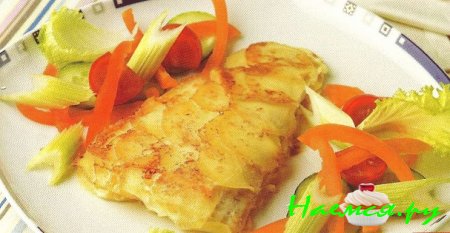 Рыба в «ЧЕШУЕ» из картофеля