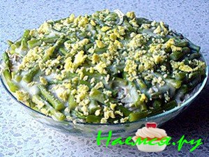 Салатик со спаржей