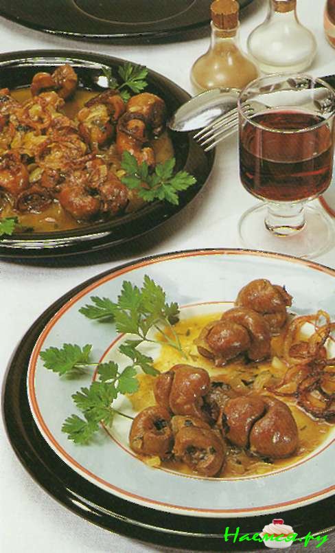 Бараньи почки по-болонски