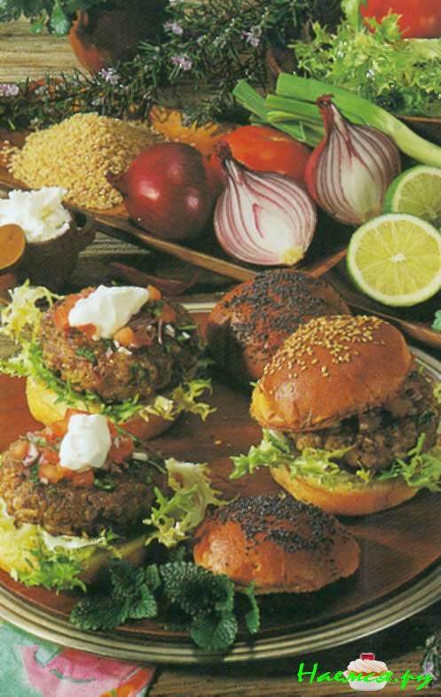 Котлеты из баранины с булгуром