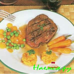 Телячья печень по - венециански