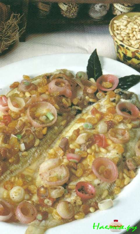 Камбала в маринаде