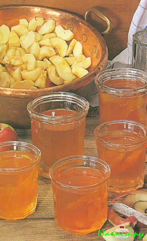 Яблочно-лимонное желе