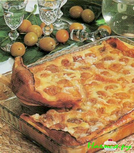 Фруктовый пирог с американскими сливами (6 порций)