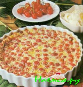 Вишневый пирог-пудинг (6 порций)