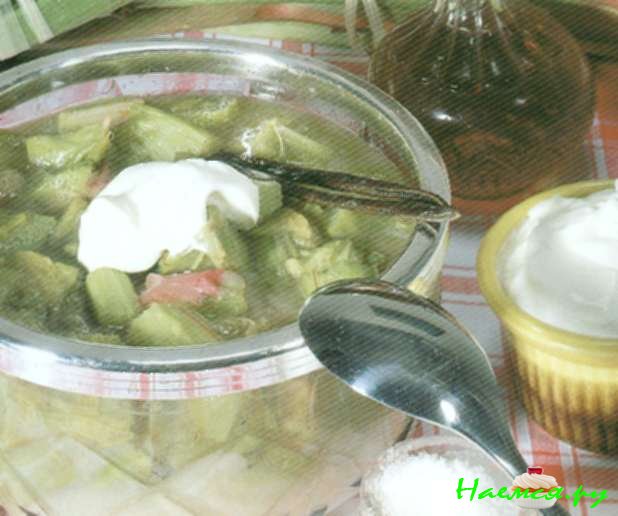 Компот из ревеня