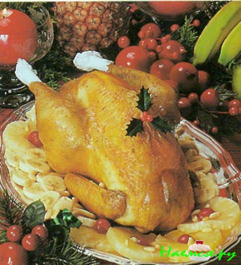 Цыпленок с бананом