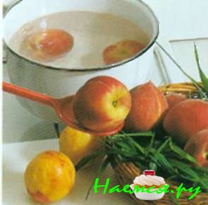 Султанка (барабулька) на гриле с персиками (4 порции)