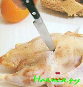 Утка в апельсиновом соусе (6 порций)