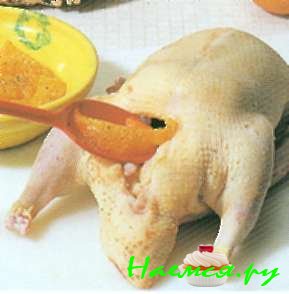 Утка в апельсиновом соусе (6 порций)