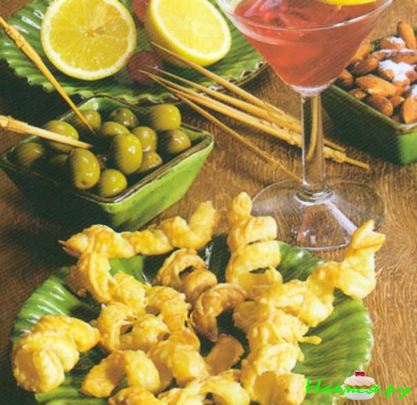 Сырные спиральки