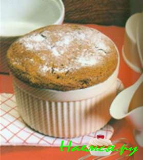 Шоколадное ванильное суфле