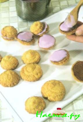 Мягкое шоколадное миндальное печенье