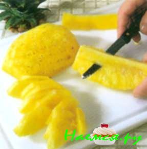 Ананасовый перевернутый пирог (6 порций)