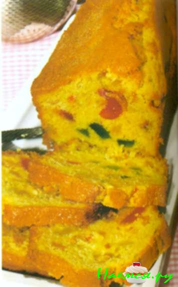 Фруктовый кекс с цукатами (6 порций)