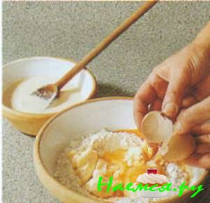 Булочка с сосиской (6-8 порций)