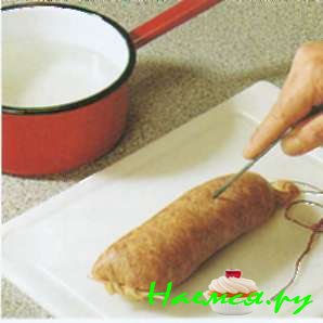 Булочка с сосиской (6-8 порций)